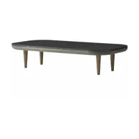 table basse en marbre noir fly sc5 - &tradition