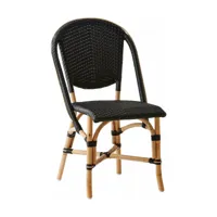 chaise de bistrot noire sofie - sika design