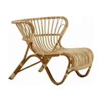 fauteuil lounge en rotin fox - sika design