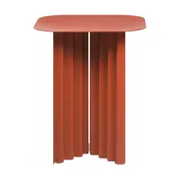 table basse en acier terracotta small plec - rs barcelona