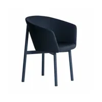 fauteuil en laine noir résidence - kann design