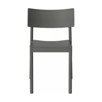chaise en bois gris tune - bolia