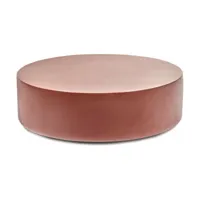 table basse ronde rouge fiber marie - serax