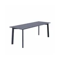 table rectangulaire en chêne noir galta - kann design
