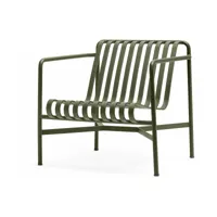 fauteuil de jardin lounge en métal olive palissade - hay