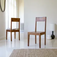 mezzo - chaise en bois de palissandre massif