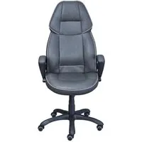 chaise de bureau à hauteur réglable noir et gris