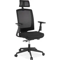 fauteuil de bureau ergonomique 'extra' noir