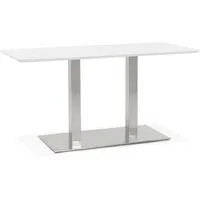 table / bureau design 'mambo' blanc - 150x70 cm