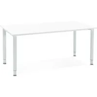 table de réunion / bureau design 'focus' blanc - 160x80 cm