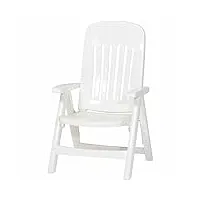 sieger 828/w kt comtesse fauteuil multi-positions dossier réglable résine de synthèse blanc 66 x 65 x 108 cm