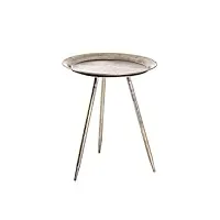 haku möbel table basse, métal, bronze, Ø 38 x h 47 cm