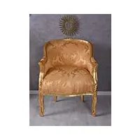 palazzo fauteuil baroque - fauteuil bergère - doré