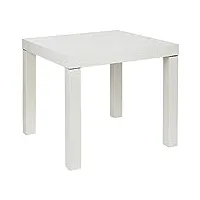 ikea lack table d'appoint blanche, bois, blanc, 45 x 55 x 55 cm