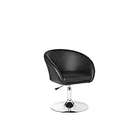 amstyle fauteuil relax design amstyle fauteuil lounge fauteuil cocktail en simili cuir noir | fauteuil pivotant | chaise de salle à manger 120 kg | fauteuil club aspect cuir | chaise pivotante modern | chaise longue chaise de salle d'at