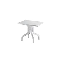 table scab en résine ribalto blanc 80 x 80 1829 [scab]