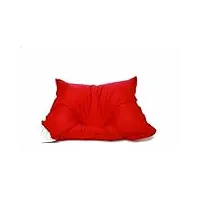 sitonit pouf tissu rouge 135 x 20 x 165 cm