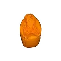 natalia spzoo pouf poire pour s’asseoir ou jouer, ultra leger medium point (orange)