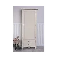 vintage armoire à linge penderie shabby chic blanc rétro ancien palazzo exclusif