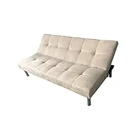 italfrom canapé lit sofa bed canapé 3 places beige 178 x 79 x 84 divanetti canapé attente – cod.283
