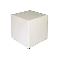 kaikoon pouf cube perle crème b1 difficilement inflammable 43 cm x 43 cm x 51 cm
