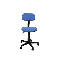 furniturer fauteuil réglable mid-back executive chaise de bureau bureau d'ordinateur en tissu