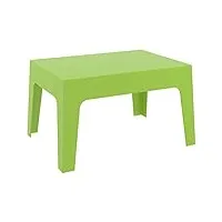 alterego table basse 'marto' verte en matière plastique