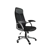 fauteuil de bureau taranis - siège ergonomique - sur roulettes - dossier et hauteur réglables
