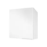 berlioz creations cp6hbm meuble haut de cuisine avec porte blanc super mat 60 x 34 x 70 cm, fabrication 100% française