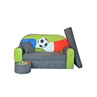 lit enfant fauteuils canapÉ sofa + pouf et coussin football drapeau fan zone fr w319_18