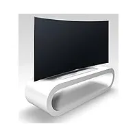 zespoke cerceau de style rétro grand blanc brillant meuble tv/armoire largeur de 110cm