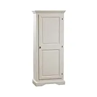 biscottini armoire en bois 173x40x72 cm made in italy | armoire 1 porte | armoire penderie chambre