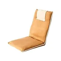 bonvivo easy ii fauteuil de sol rembourré pour adultes et enfants avec dossier réglable - chaise de sol pliable, siège méditation, yoga