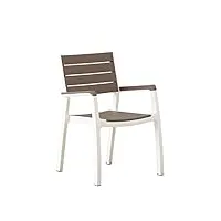 keter 228457 fauteuil set harmony, beige/taupe, 60 x 59 x 86 cm