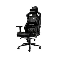 noblechairs epic chaise de gaming - chaise de bureau - cuir synthétique pu - noir/or