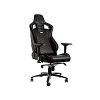 noblechairs epic chaise de gaming - chaise de bureau - cuir synthétique pu - noir/rouge