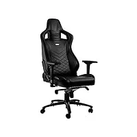 noblechairs epic chaise de gaming - chaise de bureau - cuir synthétique pu - noir/bleu