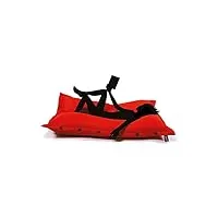 shelto - pouf shelto – intérieur / extérieur / piscine – ergonomique - made in france - 125 x 175 cm – colori rouge