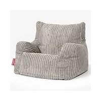 lounge pug, pouf fauteuil design, poire, côtelé vison