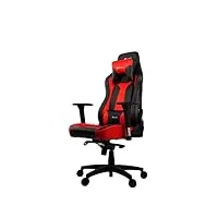 arozzi vernazza fauteuil gamer, faux cuir, noir/rouge, 50 x 55 x 130 cm