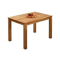 krok wood table de cuisine bonn bois de massif (hêtre, 110 x 75 x 75 cm)