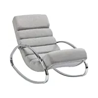 kare design kare manhattan fauteuil à bascule beige 110 x 62 x 81 cm taille unique