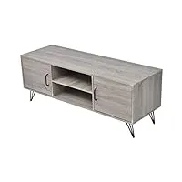 vidaxl meuble tv table basse meuble pour télévision 120 x 40 x 45 cm gris