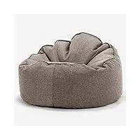 lounge pug, pouf poire, petite mammouth', interalli laine biscuit