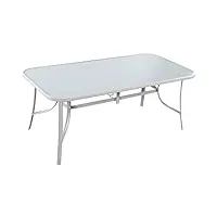 table de jardin cordoba - phoenix - 8 places - blanc
