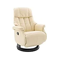 robas lund fauteuil cuir fauteuil relax jusqu'à 130 kg fauteuil tv, fauteuil de relaxation tv véritable cuir marron, calgary comfort l
