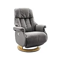 robas lund fauteuil cuir fauteuil relax jusqu'à 130 kg fauteuil tv, fauteuil de relaxation tv véritable cuir boue, calgary comfort l