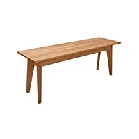 krok wood banc pour table de cuisine en hêtre hans en bois massif (70 x 35 x 45 cm)