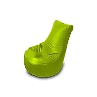 pouf chaise polyester imperméable l 80 x 85 cm (pistache)