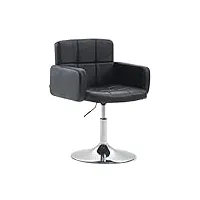 fauteuil lounge design los angeles similicuir i chaise design réglable en hauteur et pivotante i chaise de salle à manger i couleur:, couleur:noir
